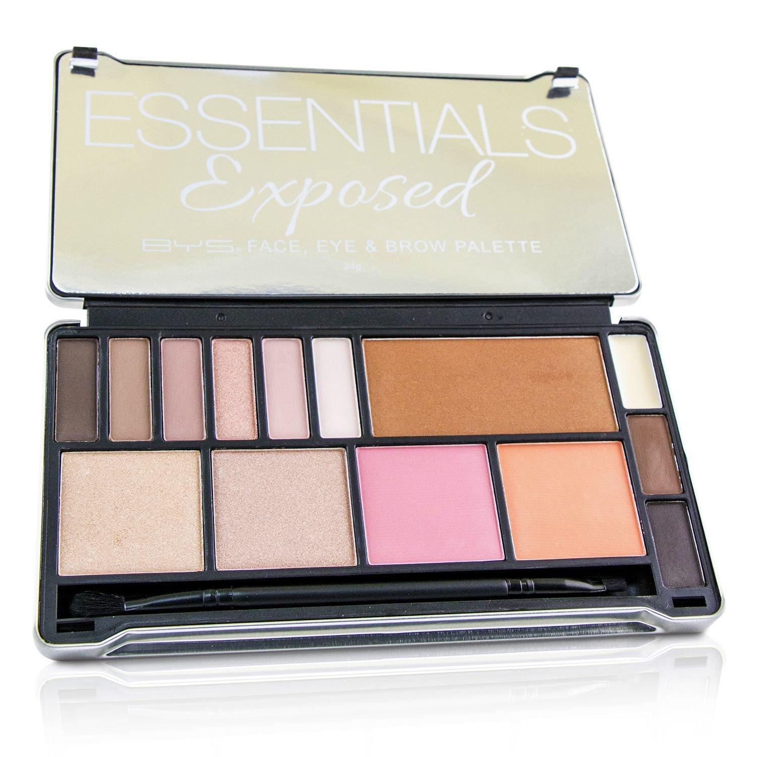 Get BYS Essentials Exposed Palette (Face, Eye & Brow, x Applicator) 24g ...