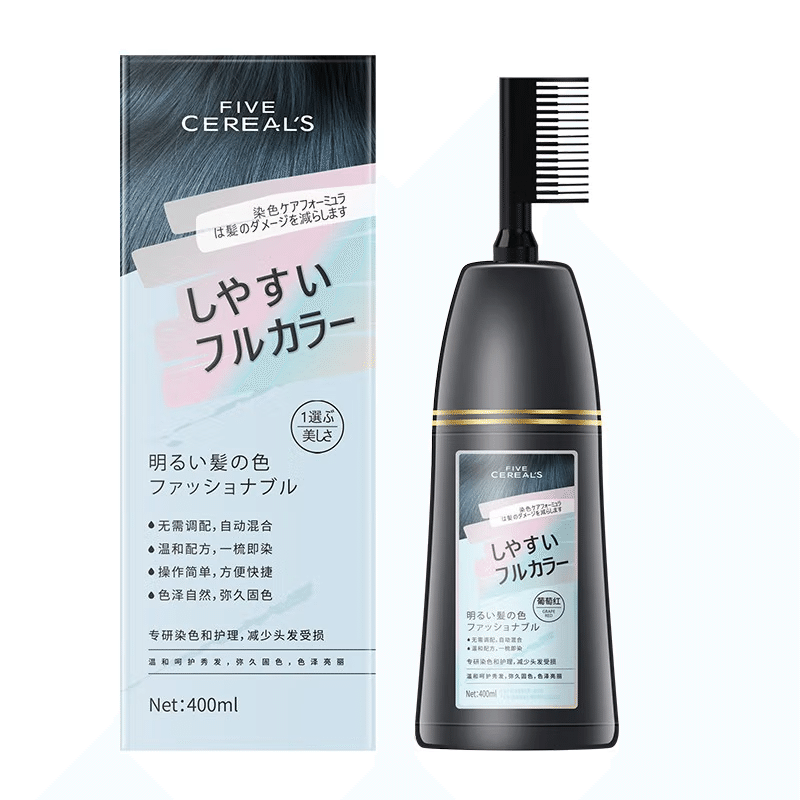 韩方五谷染发剂-葡萄红色 多巴胺女孩 1 盒