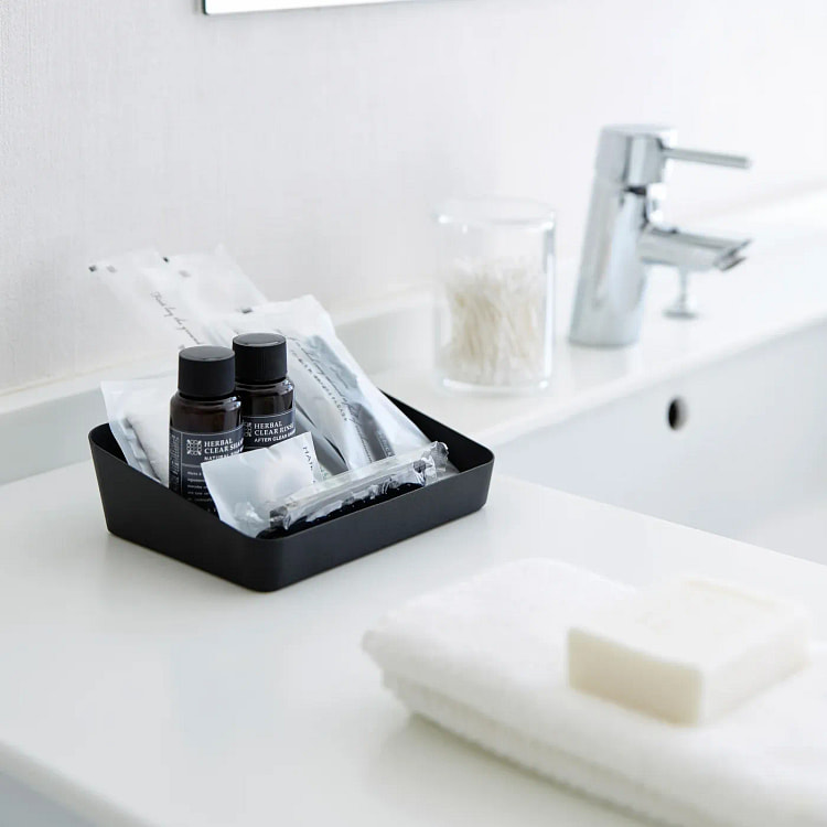 Vanity Tray - Angled -5.25" x 7" / Black