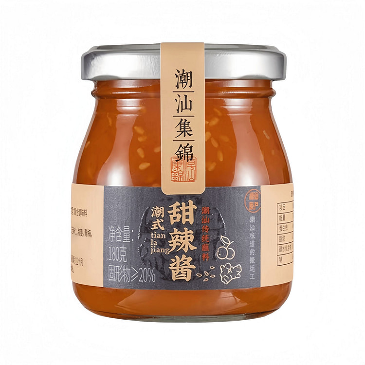 潮汕集锦 甜辣酱蘸酱泰式调味 180g*1瓶 180 克