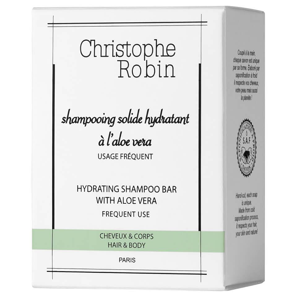 Christophe Robin – Hydrating Shampoo Bar with Aloe Vera 110ml