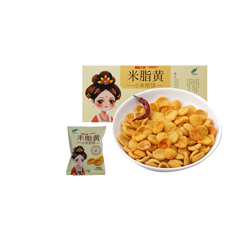 西北之星米脂黄小米煎饼五香味200g*1盒