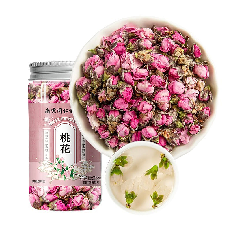 Nanjing Tongrentang Dried Peach Blossom 25g 25 g