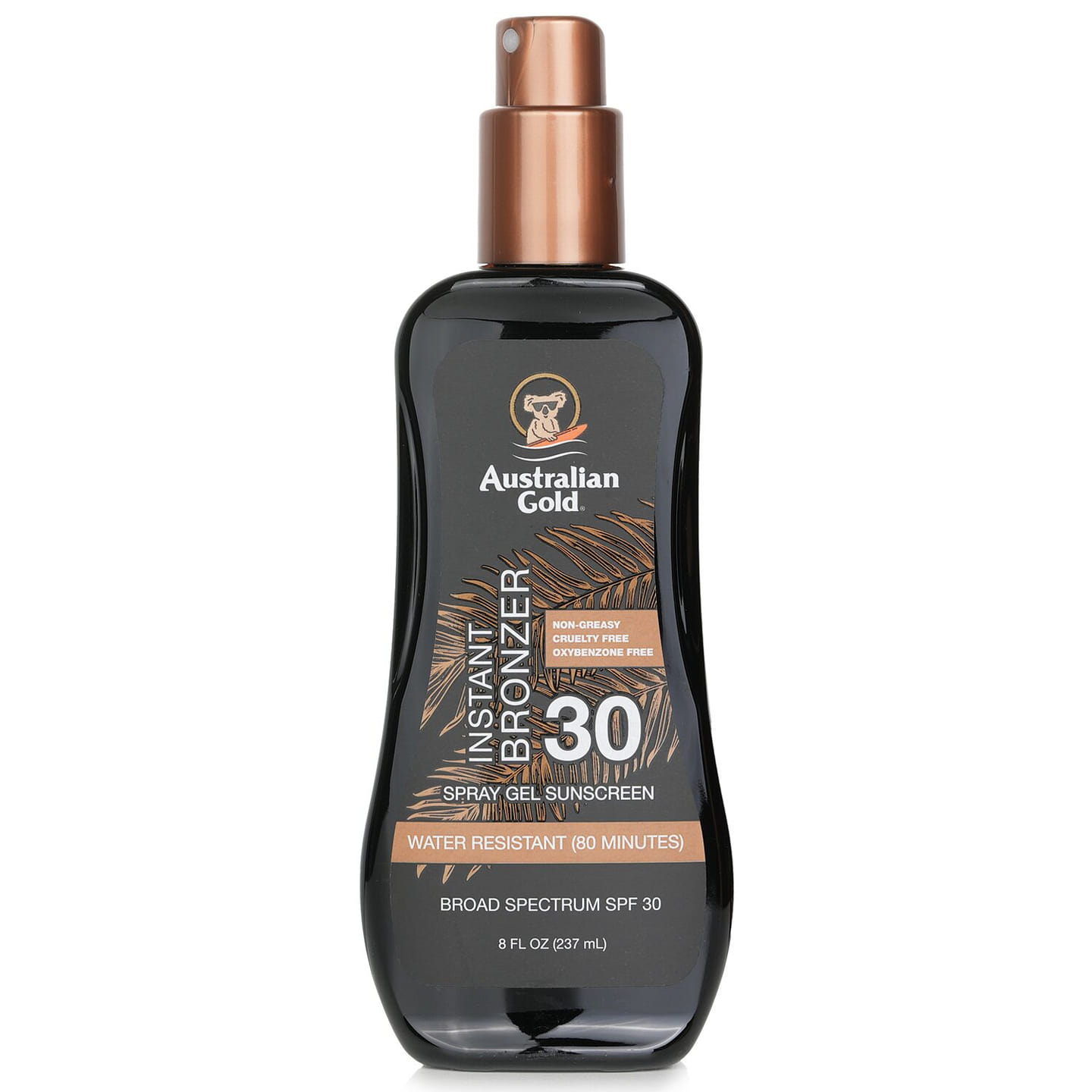 Australian Gold Spray Gel Sunscreen SPF 30 wit 237 ml