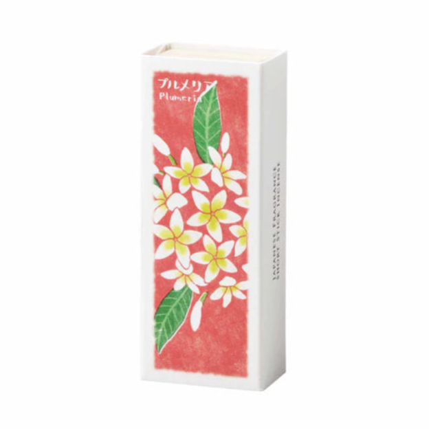 日本香彩堂线香以花坛心-鸡蛋花- Weee!