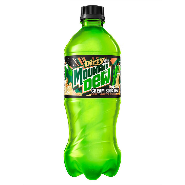 Mountain Dew Zero Sugar Dirty Cream Soda 20 oz 1 each