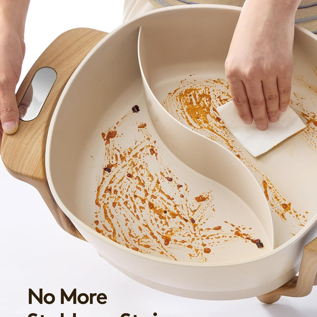 Get Electric Hot Pot with Divider 6L Dual-Sided Pot.. 1 each