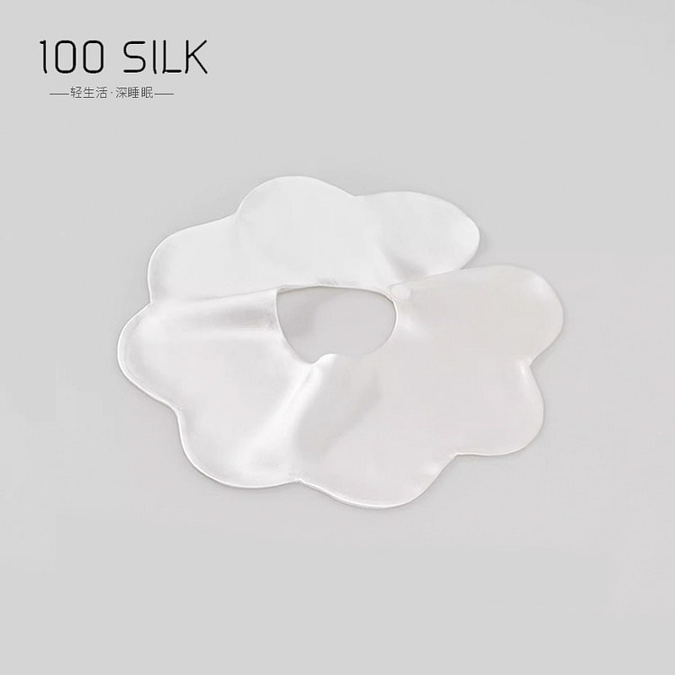 100% Mulberry Silk Petal Bib Baby Drool Towel