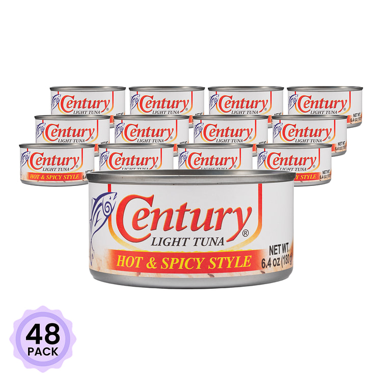 Century 香辣金枪鱼罐头 180 克*48 包