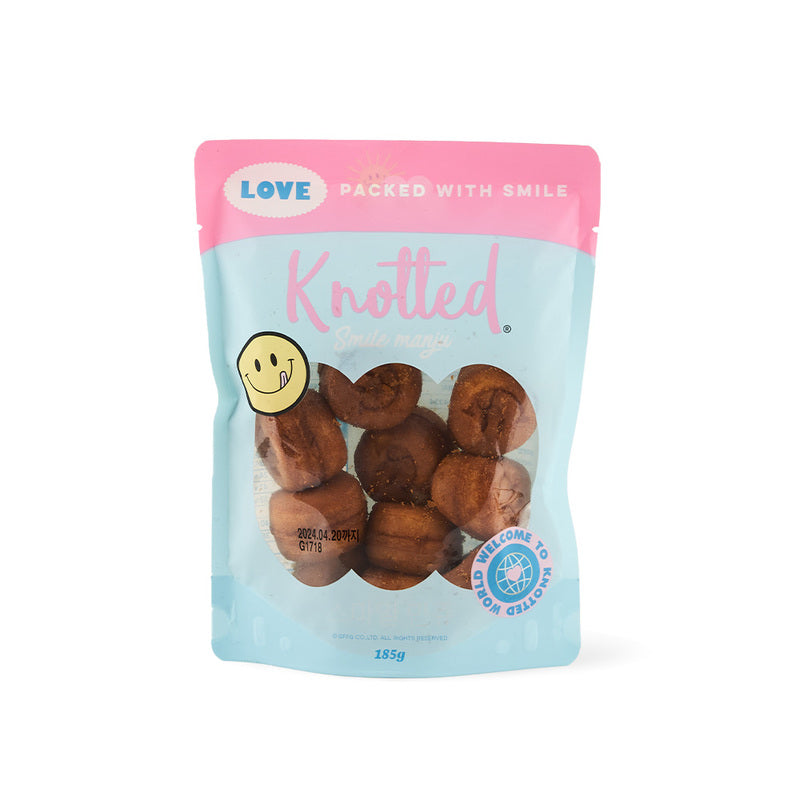 Knotted - Smile Cream Bread - 1 Bag Milk Cream Manju 185 g