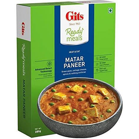 Gits Matar Paneer (Ready-to-Eat), 10.5 oz box 10.5 oz
