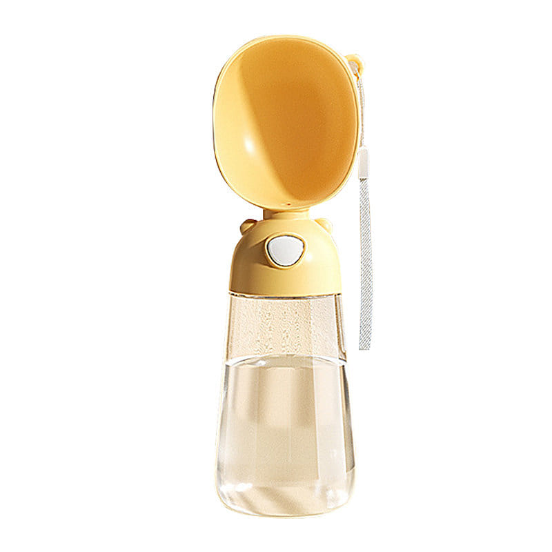 Dog water cup heat yellow 380ml *1 pack 1 case
