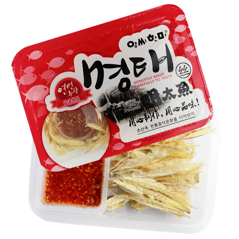 Yanbian Spicy Dried Pollock 63g 63 g