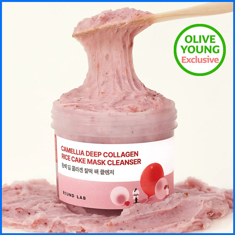 ROUND LAB Collagen Rice Cake Mask Cleanser 100ml 1 each