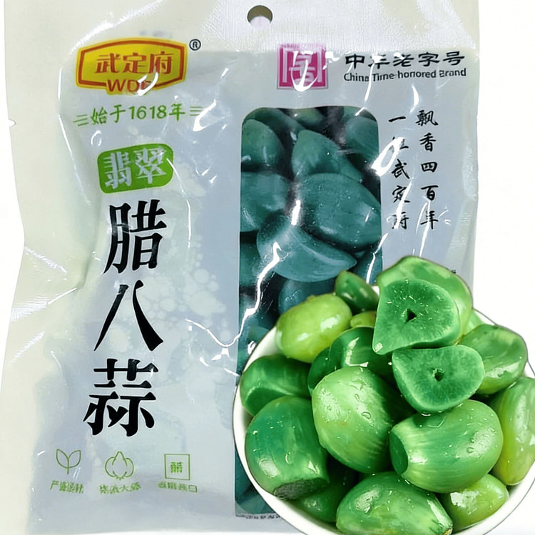 正宗紫皮翡翠腊八蒜山东特产开下饭250g 250 克