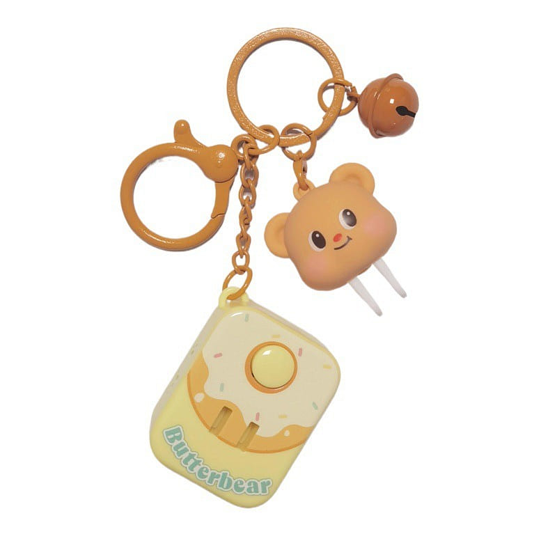 Butter Bear Keychain Backpack Pendant/Keychain/ Gift -Socket 1Pc 1 cái