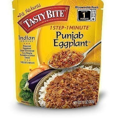 Tasty Bite Sauteed Eggplant & Tomatoes-Punjab Eggplant (Ready-to-Eat), 10 oz box 10 온스