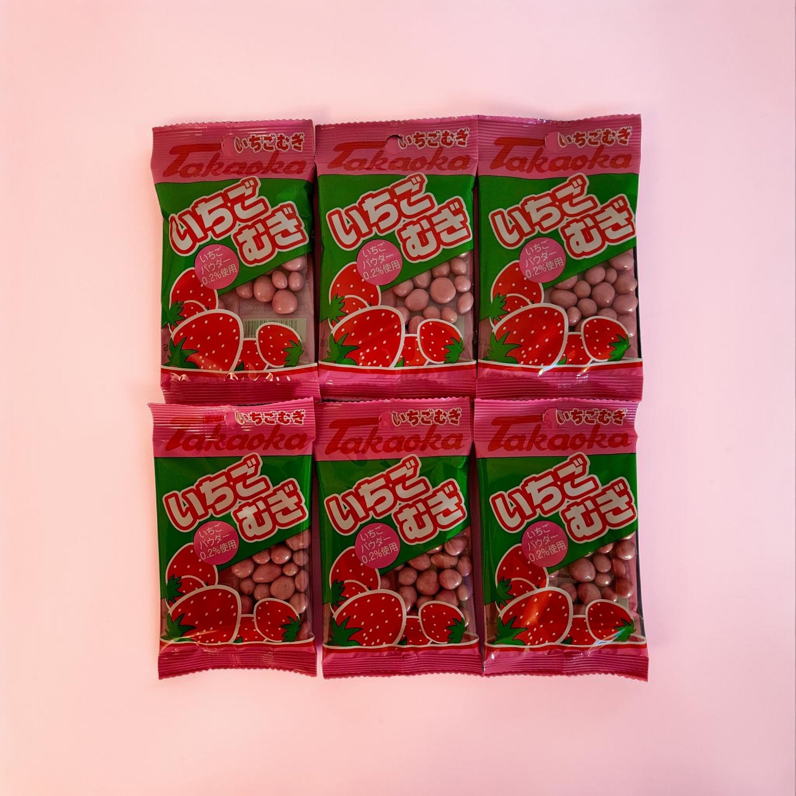 Get Takaoka Shokuhin Strawberry Chocolate Mugi 0.4 oz*6 pack