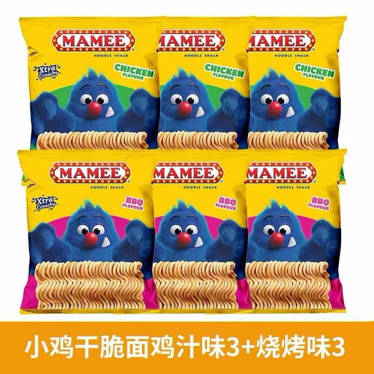 妈咪干脆面烧鸡25g*3烧烤25g*3小鸡面掌心脆 6 包