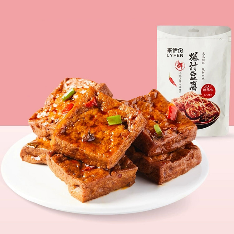 Laiyifen sauce tofu jerky sweet and spicy, hand torn tofu jerky 115g * 1 ba