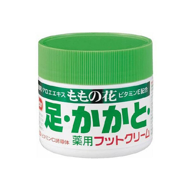 日本 藤井源创 桃花足脚霜 畅销70年 滋润保湿 防脚后跟开裂冻疮