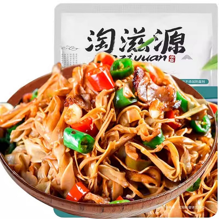 淘滋源 糯米笋嫩笋尖 原味竹笋干下饭菜200g/包