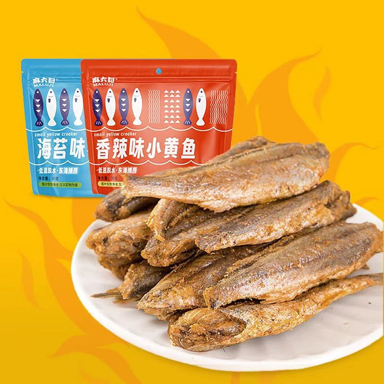 麻六记 香酥小黄鱼组合 30g*4袋