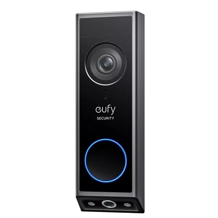 eufy E340 安防视频门铃 2K 高清双摄像 1 盒