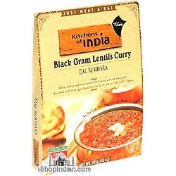 Kitchens of India Dal Bukhara - Black Gram Lentils Curry (Ready-to-Eat), 10 oz box 10 オンス
