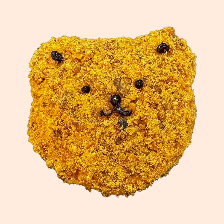 Teddy bear Pork Floss Cake 1 count
