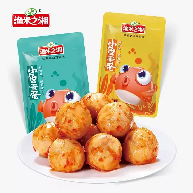 渔米之湘鱼蛋混合口味20包 1 把