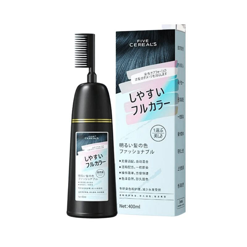 Foaming Hair Dye for At-Home Use Blue-black 1 box