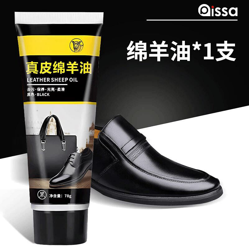 Black Leather Shoe Polish Premium Solid Leather Ca 78 g