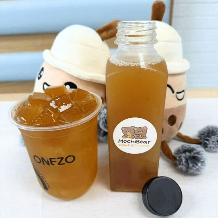Plum Green Tea Jelly Drink 16oz