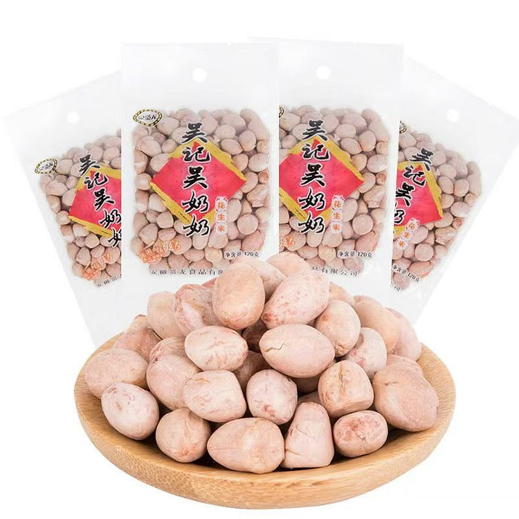 吴记吴奶奶奶经典口味脱油生米熟下酒菜炒货 120 克