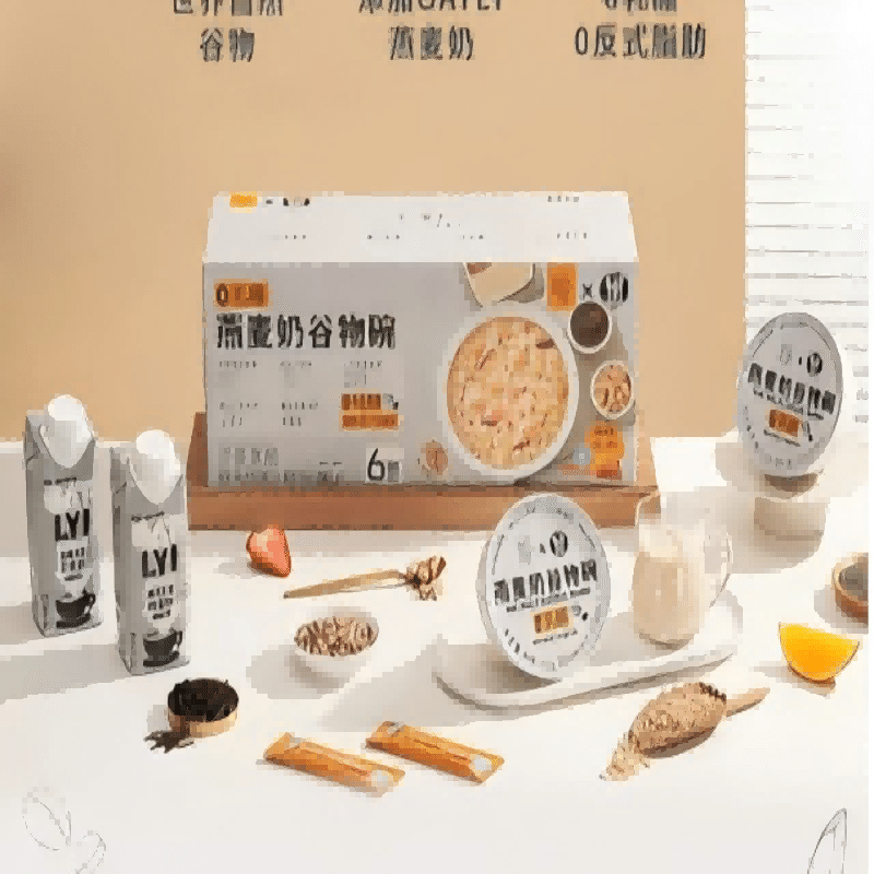 Twelve Summer Oats, Milk, Grains Bowl with Honey 252g * 6 Bowl [0 Lactose Low Fa 252 g