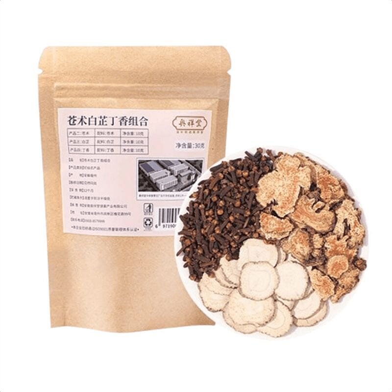 A combination of Atractylodes lancea, Angelica dah 30 g