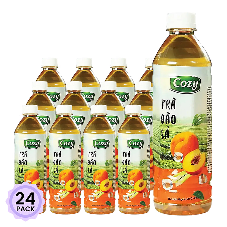 Cozy 蜜桃柠檬草茶 455 毫升*24 包