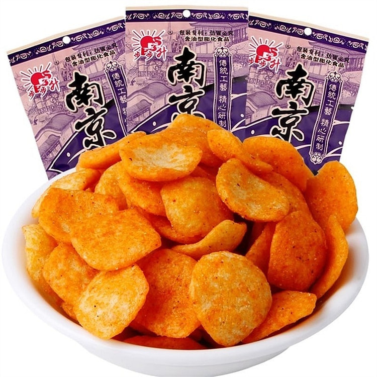 步步升 南京板鸭味 香酥脆零食怀旧膨化 20g/袋 1 包