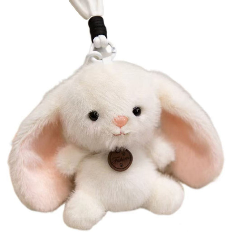 可爱香墩墩小动物公仔挂件 带香味 萌宠 -小白兔 1 个
