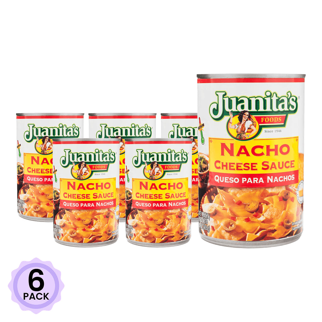Juanitas 烤干酪辣味玉米片芝士酱 15 盎司*6 包