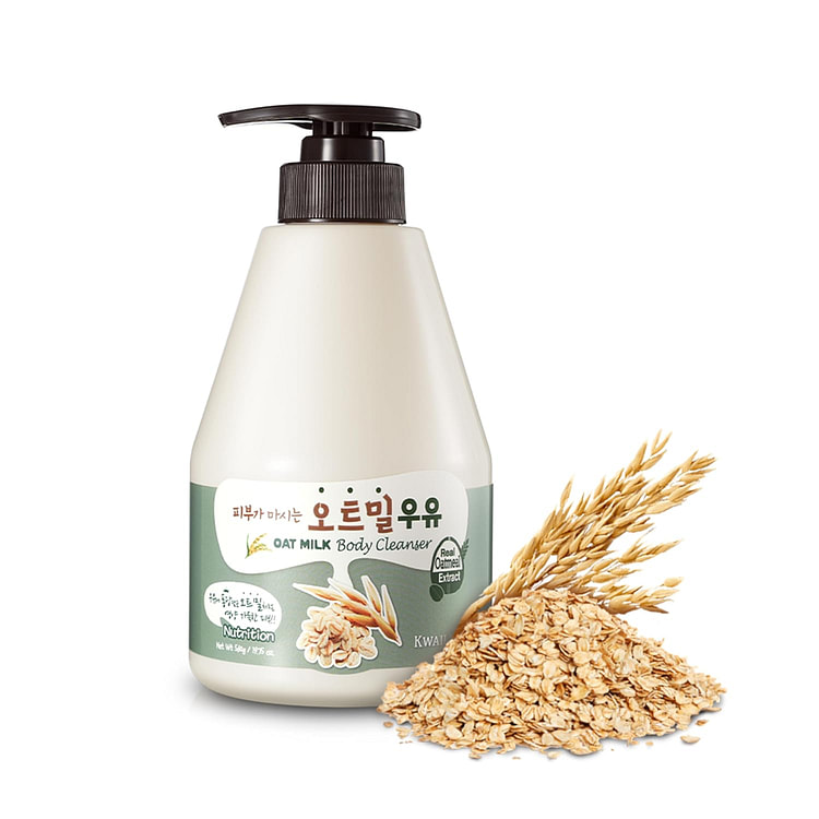 Kwailnara 牛奶沐浴露 -560ml 燕麦 1 份