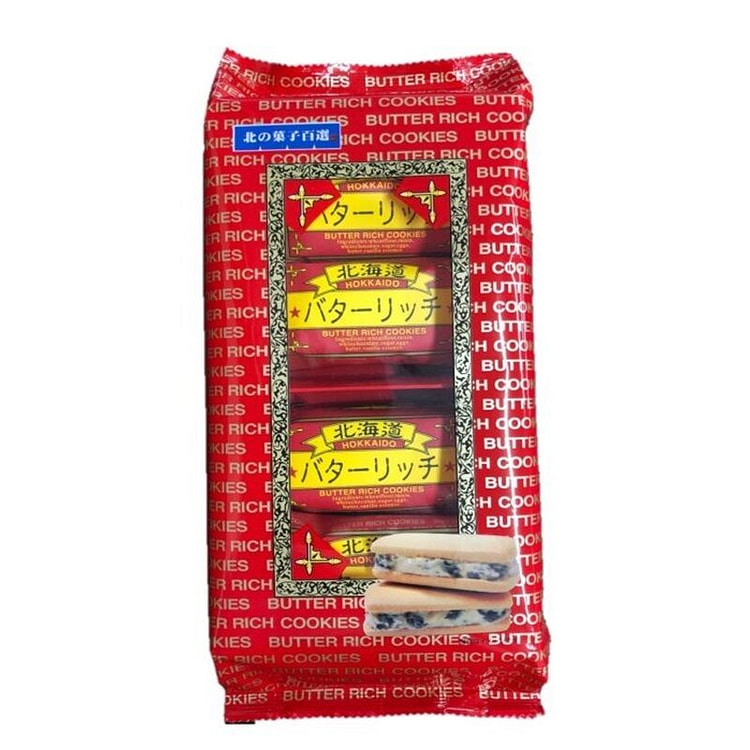 日本 若狭本铺  北海道黄油夹心饼干 8个