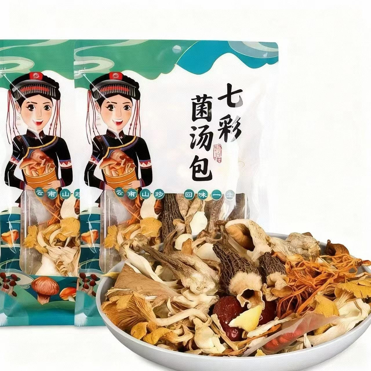 Mushroom Fragrance Legend Yunnan Mountain Mushroom 100 g