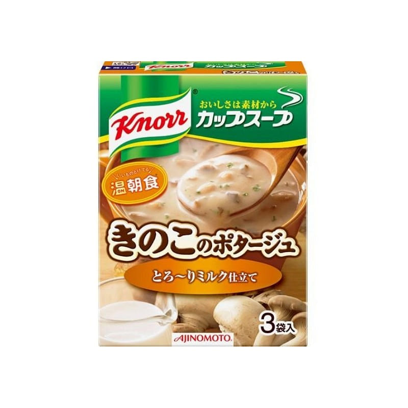Ajinomoto Cream of Mushroom Soup 3 bags 1 box