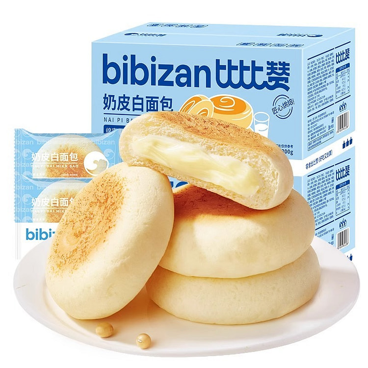 比比赞奶皮白面包