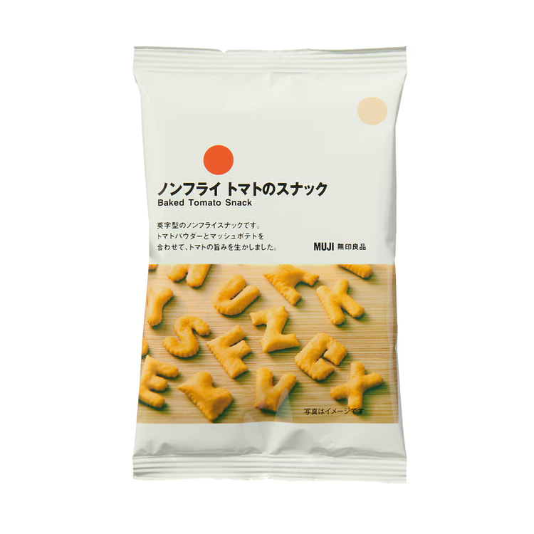 【日本直邮】无印良品MUJI番茄口味小饼干 非油炸 25g