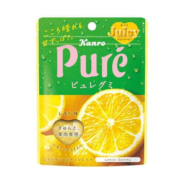 KANRO甘乐 果肉果汁柠檬味软糖56g