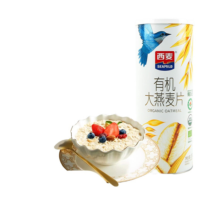 西麦无蔗糖有机燕麦片350g*1桶