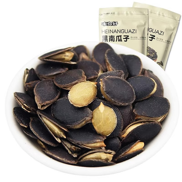 开口黑金刚南瓜籽500g原味干货休闲零食炒货 500 克